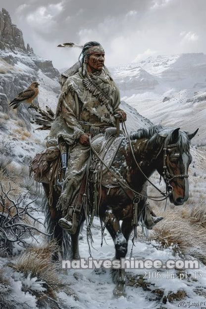 Winter Journey of the Plains Canvas