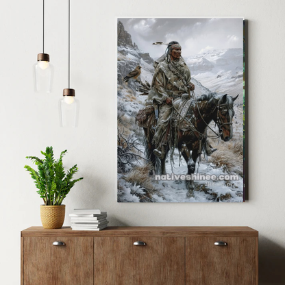 Winter Journey of the Plains Canvas