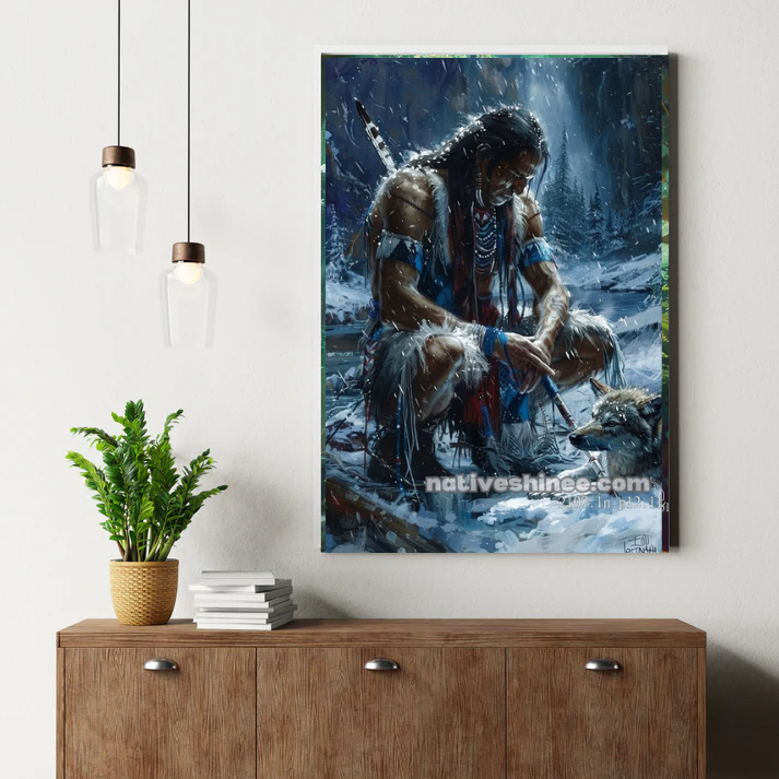 Whispers of the Winter Spirit Canvas