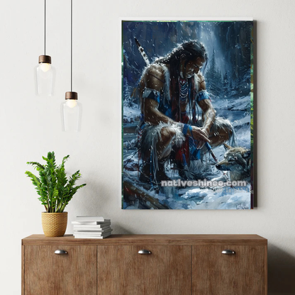 Whispers of the Winter Spirit Canvas