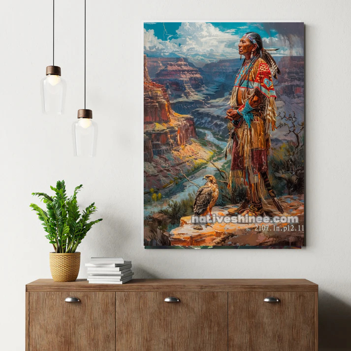 Guardian of the Canyon Spirits Canvas