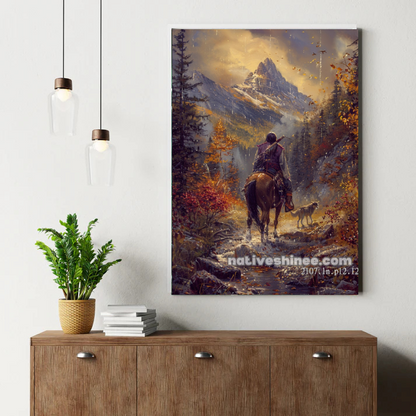 Misty Mountain Odyssey Canvas