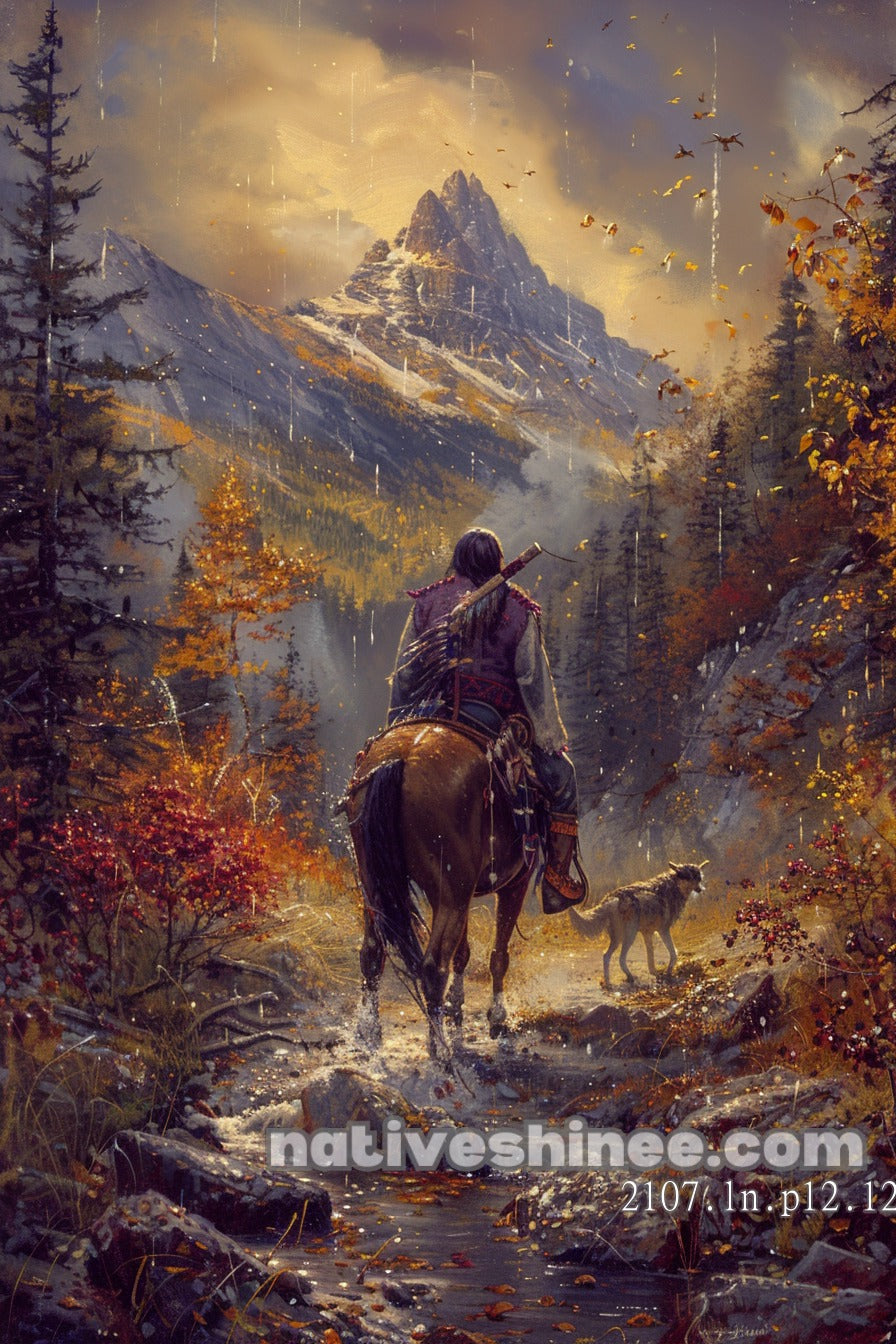 Misty Mountain Odyssey Canvas