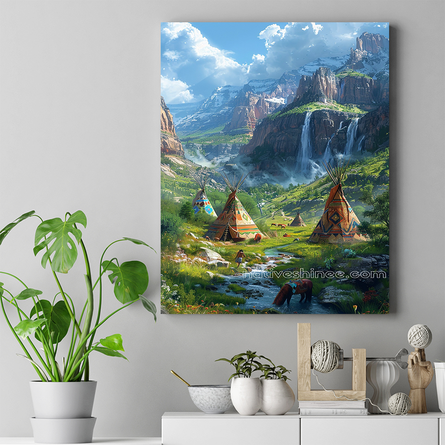 Majestic Living Native American Canvas