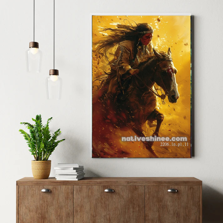 Rider of the Burning Plains Canvas