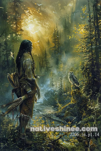 Whispers of the Forest Guardian Canvas