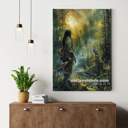 Whispers of the Forest Guardian Canvas