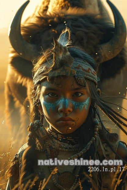 Child of the Buffalo Spirit Canvas