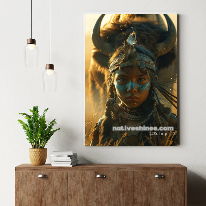 Child of the Buffalo Spirit Canvas