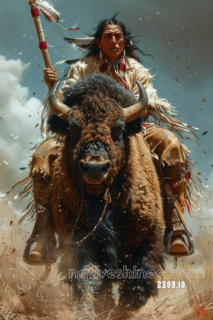 Messenger of the Sunlit Mesa Canvas