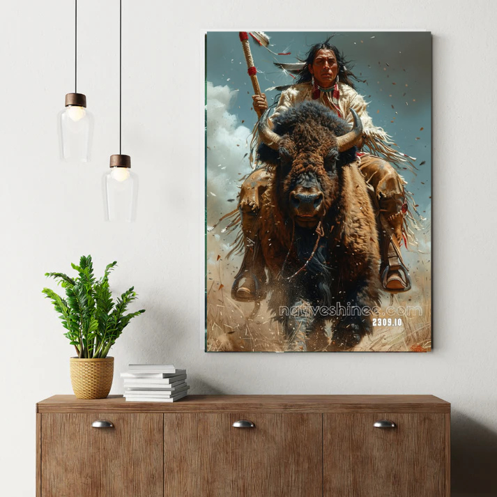 Messenger of the Sunlit Mesa Canvas