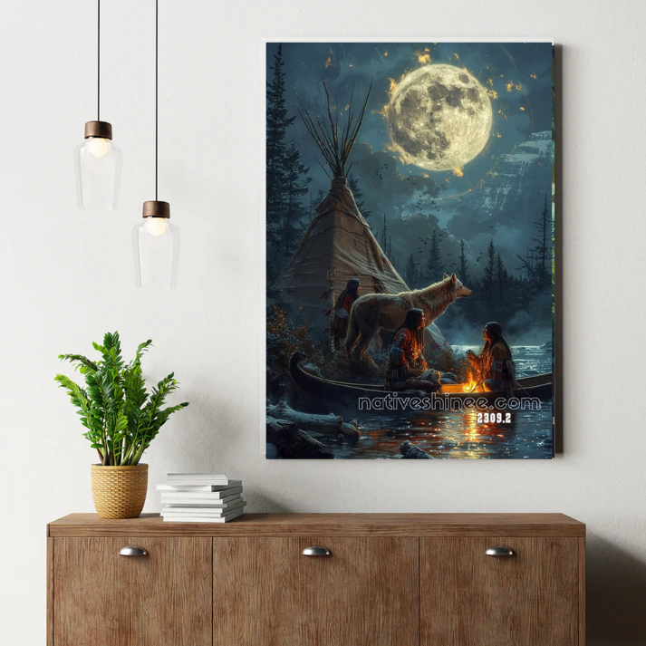 Chant of the Winter Raven Canvas