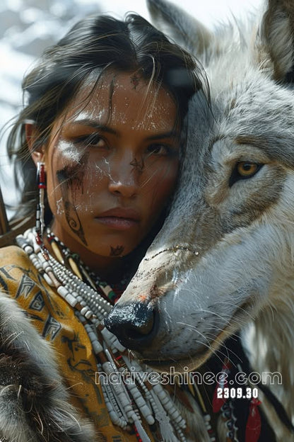 Wolf Sister: Keeper of the Spirit Bond Canvas