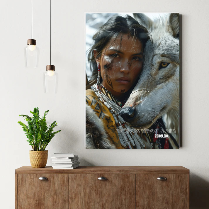 Wolf Sister: Keeper of the Spirit Bond Canvas