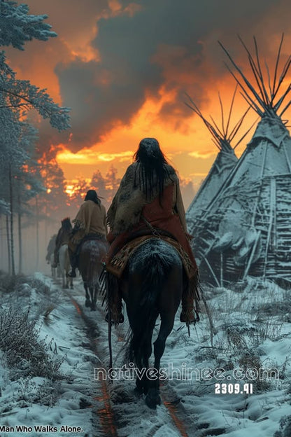 Man Who Walks Alone Canvas