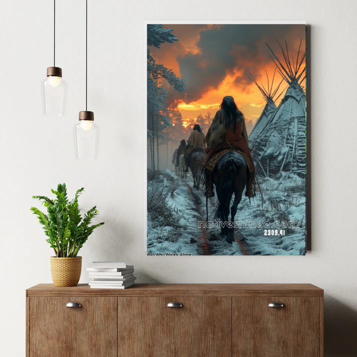Man Who Walks Alone Canvas