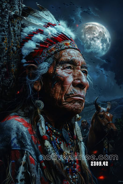 Elder of the Moonlit Plains Canvas