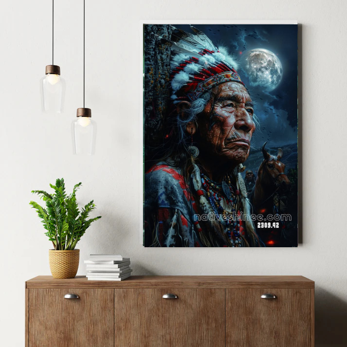 Elder of the Moonlit Plains Canvas