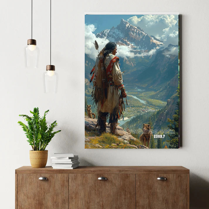 Guardian of the Sunlit Mesa Canvas