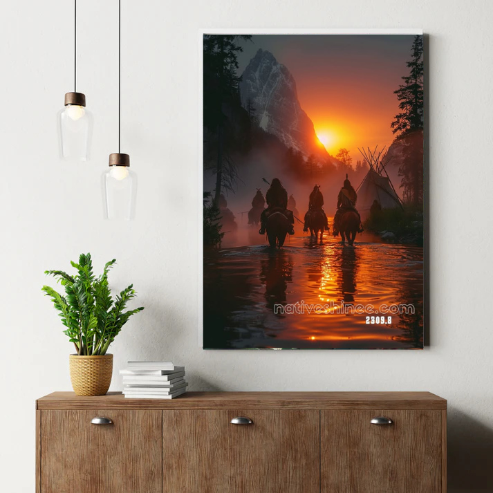 Flight of the Summer Raven Ritual Canvas