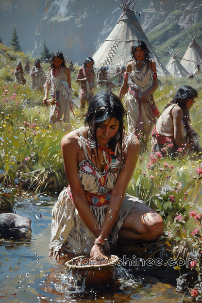 Women of the Valley Native American Canvas