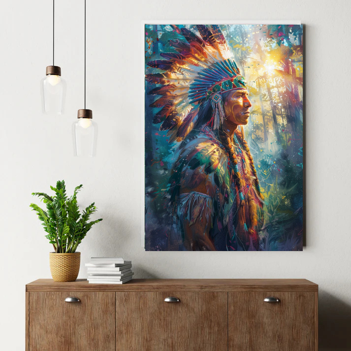 Enchanted Forest Guardian Canvas