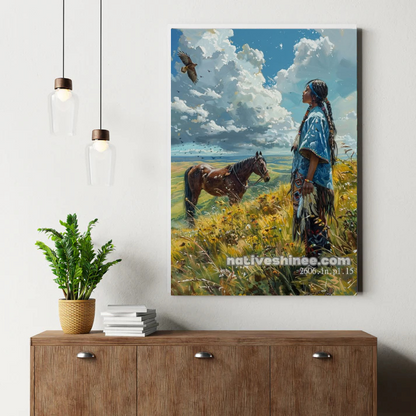 Mist Elder Prayer Canvas