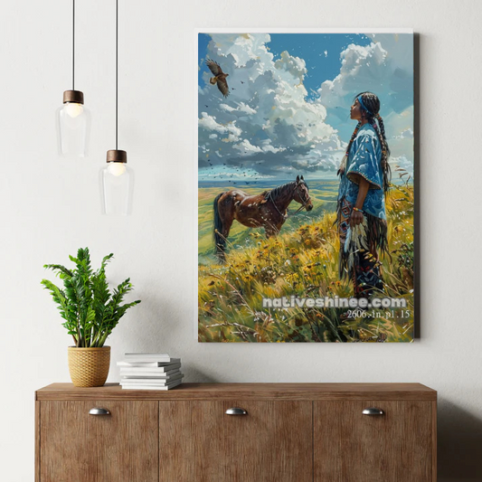 Mist Elder Prayer Canvas