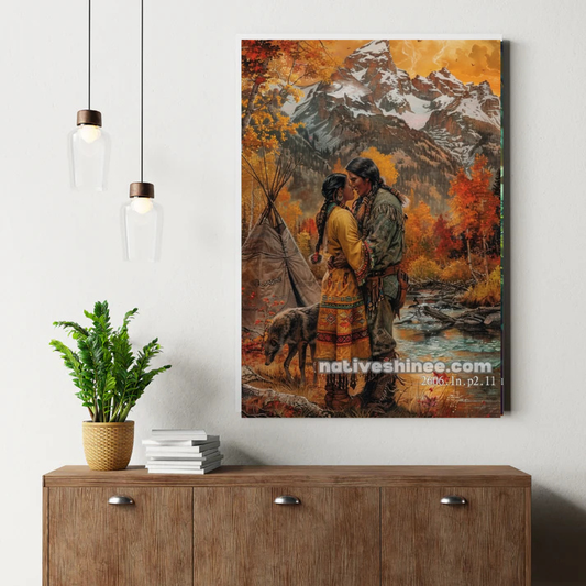 Eternal Bond of the Mountains Canvas