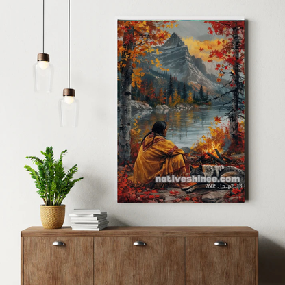Whispers of Autumn Fire Canvas