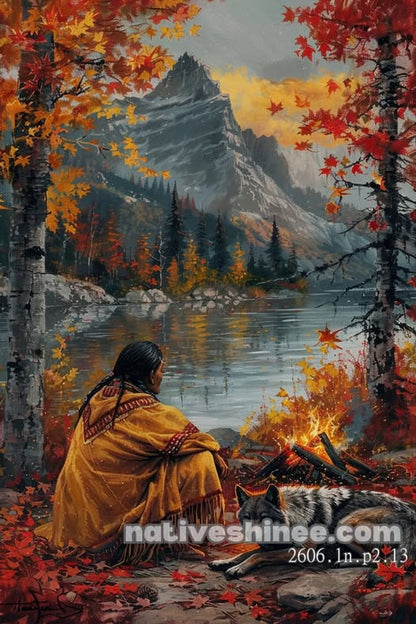 Whispers of Autumn Fire Canvas