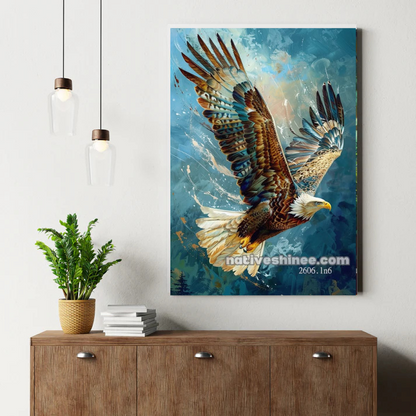 Pond Basket Weaver Canvas