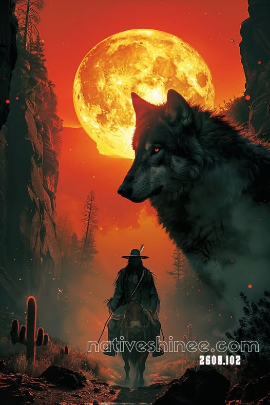 Spirit of the Winter Wolf Canvas