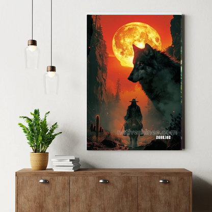 Spirit of the Winter Wolf Canvas