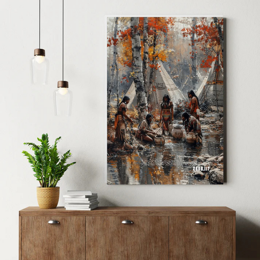 Call of the Autumn Deer Canvas