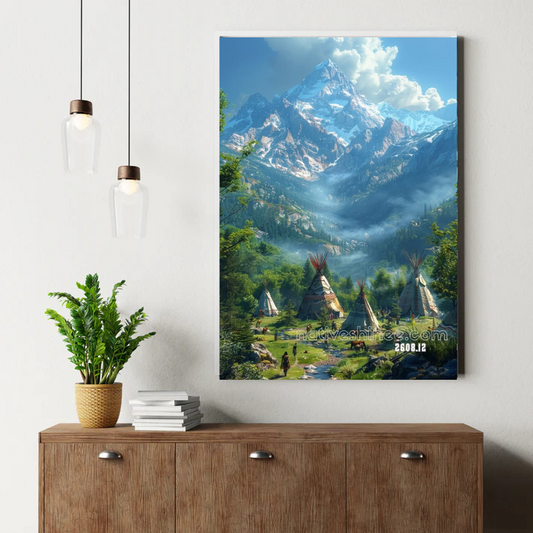 Lake Weave Child Canvas