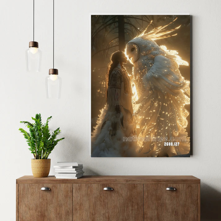 Prayer of the Dawn Wolf Canvas