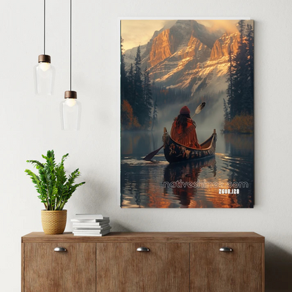Journey of the Silent Waters Canvas