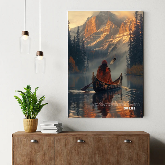 Journey of the Silent Waters Canvas
