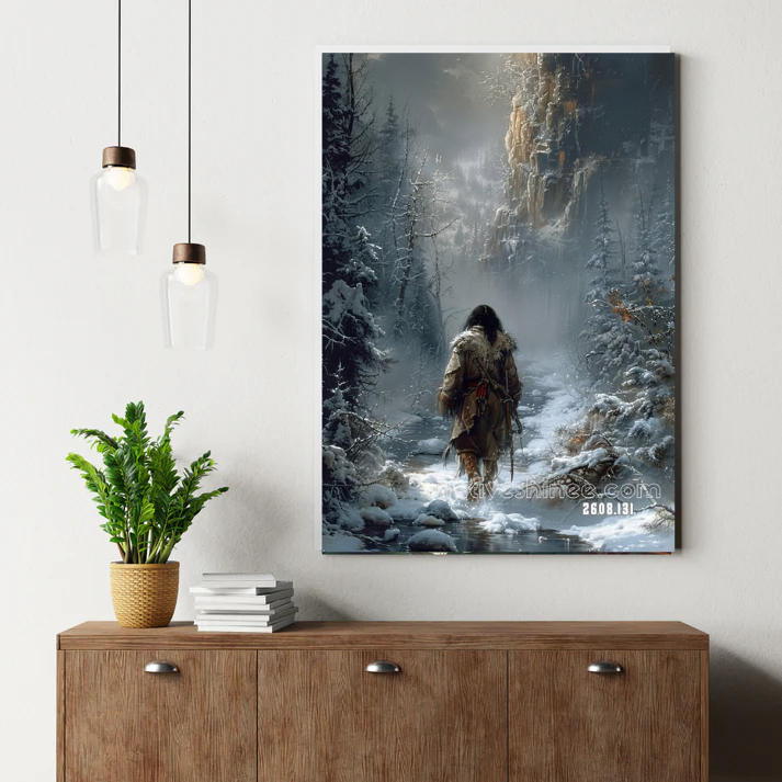Dance of the Moonlit Coyote Canvas