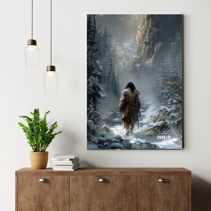 Dance of the Moonlit Coyote Canvas