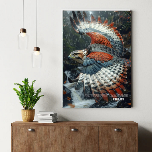 Vision of the Frosty Buffalo Canvas