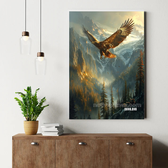 Wings of the Mountain Spirit Canvas