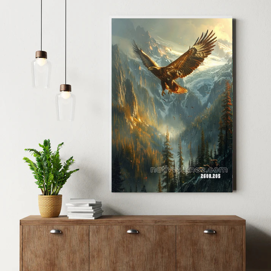 Wings of the Mountain Spirit Canvas