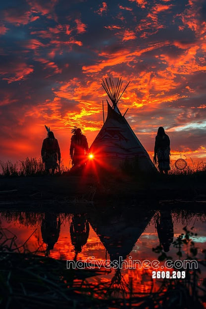 Guardians of the Setting Sun Canvas