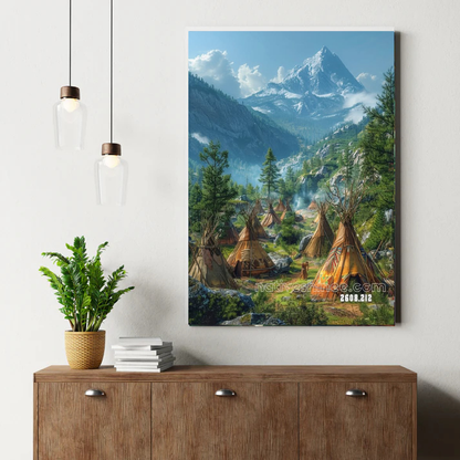 Valley of Quiet Harmony Canvas