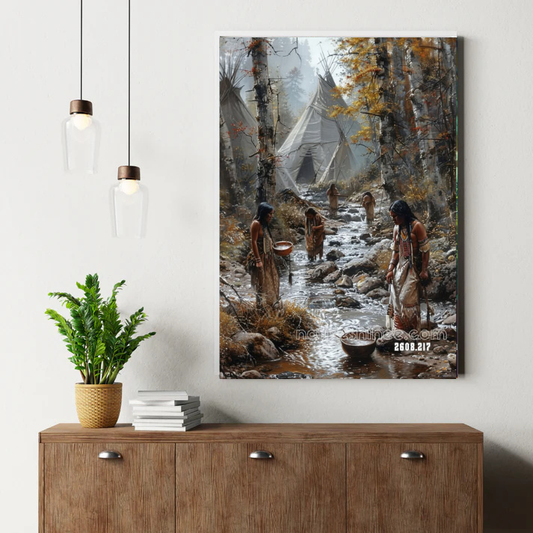 Voices of the Flowing Creek Canvas