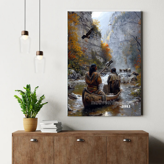 Stone Pray Seer Canvas