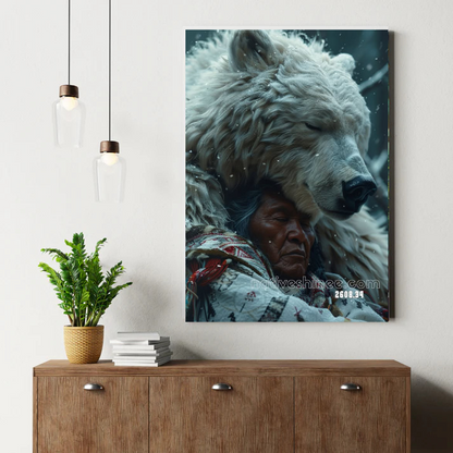 Lake Hoop Child Canvas