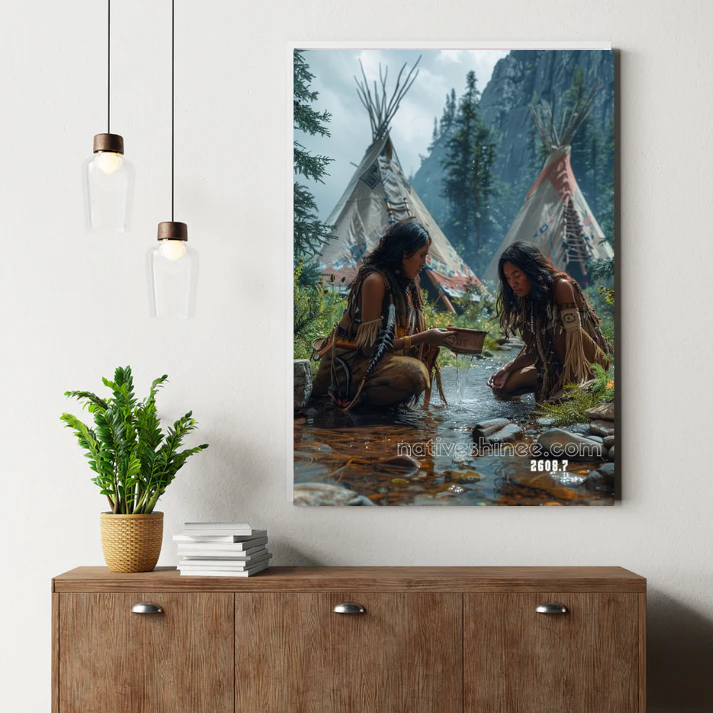 Streamside Wisdom Canvas